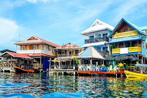 A stock image of Bocas Del Toro, Panama. 